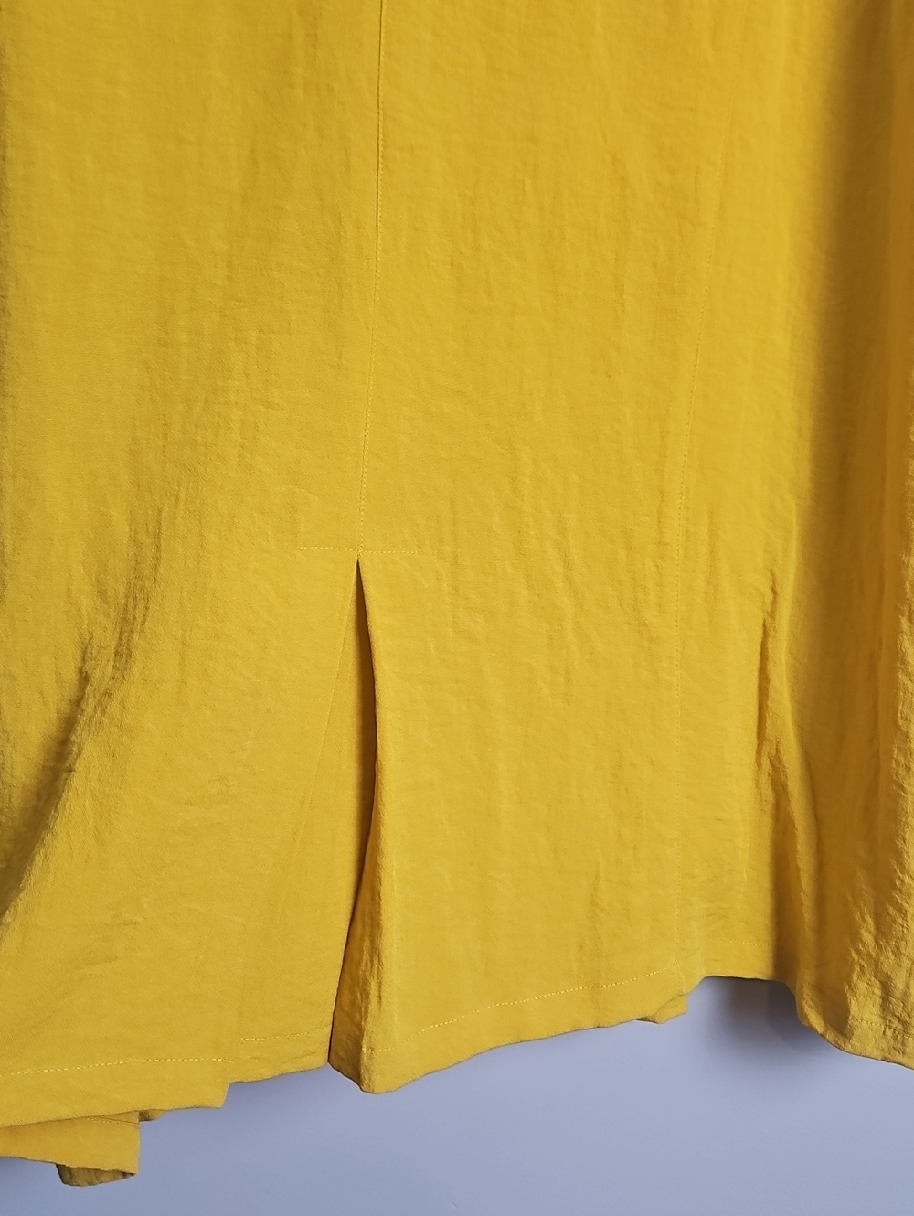 Ali Miles 3/4 Sleeve Statement Button Shirt/Jacket: Color- Mustard: Size-2X - Picture 12 of 16